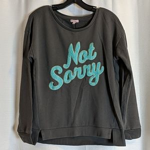 Women's crew neck sweatshirt